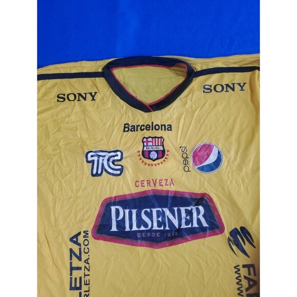 Barcelona B.S.C Primero Equador Jersey Shirt 2013 Soccer Futbol Men's Medium - Picture 15 of 16